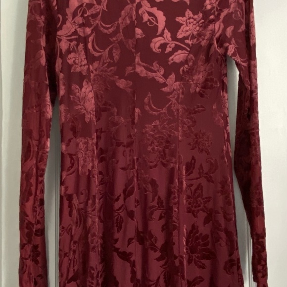 Free People Lotta Love Velvet Slip Mini Dress Lined small - Picture 4 of 12